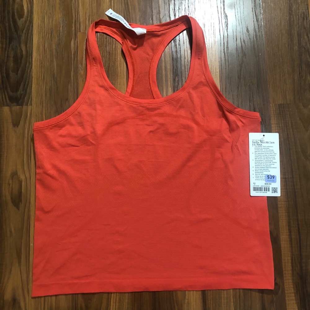 NWT lululemon swiftly tech be 2.0 race tank